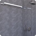 Ver imagem 3 de Suporte Porta Toalhas De Banho Branco E Cromo Empire