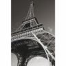Quadro Decorativo Torre Eiffel Preto e Branco QV.0004 Euronobre - 60x90x3cm - 3