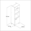Ver imagem 3 de Paneleiro Torre Quente 2 Portas Modulado New Concept Decibal