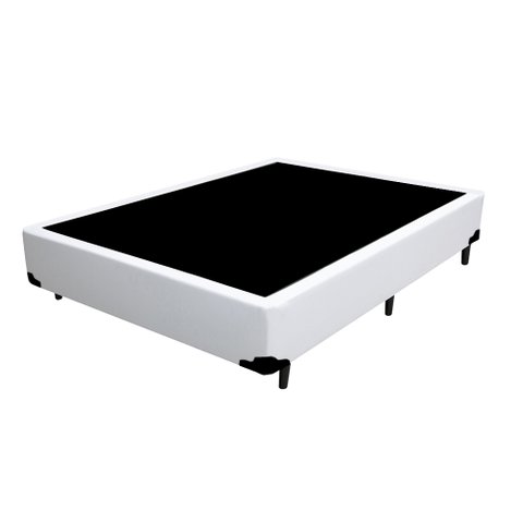 Base Box Viúva Blindado NK Camas Sintético Branco 40x128x188