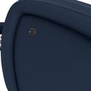 Ver imagem 7 de Poltrona do Papai Sala de Cinema Reclinável Kylie Glider Manual Giratória Massagem USB PU Azul G23 G