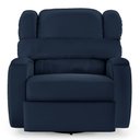 Ver imagem 2 de Poltrona do Papai Sala de Cinema Reclinável Kylie Glider Manual Giratória Massagem USB PU Azul G23 G
