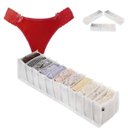 Ver imagem 2 de Colmeia Organizadora de Gaveta 11 Nichos Tnt Br para Calsinhas 10x38x8,5cm 3un