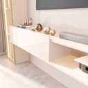 Ver imagem 6 de Painel para TV até 84 Polegadas com LED com Vidro Reflecta MDF 269cmx219cm Cristaleira Vitoria Regia Yescasa