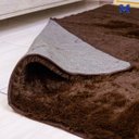 Ver imagem 1 de Tapetes para Sala 1,40x2,00 Marrom Liso, Felpudos, Peludos, Luxo