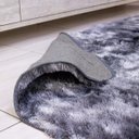 Ver imagem 3 de Tapete para Sala Peludo Felpudo 1,40x2,00 Cinza Mesclado