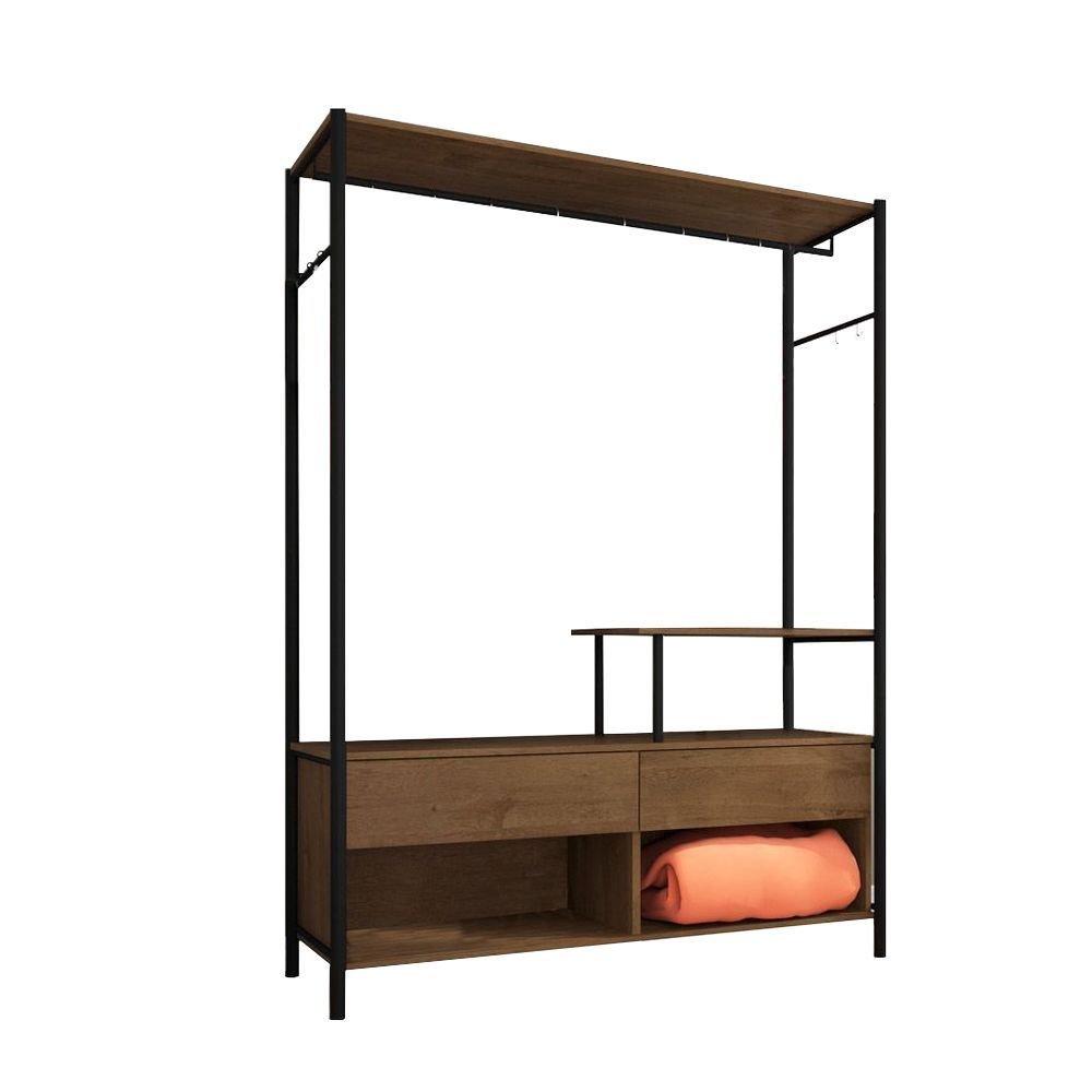 Guarda Roupa Closet Modulado Barcelona Preto Demolição - Combo Stock ...