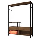 Ver imagem 3 de Guarda Roupa Closet Modulado Barcelona Preto Demolição - Combo Stock