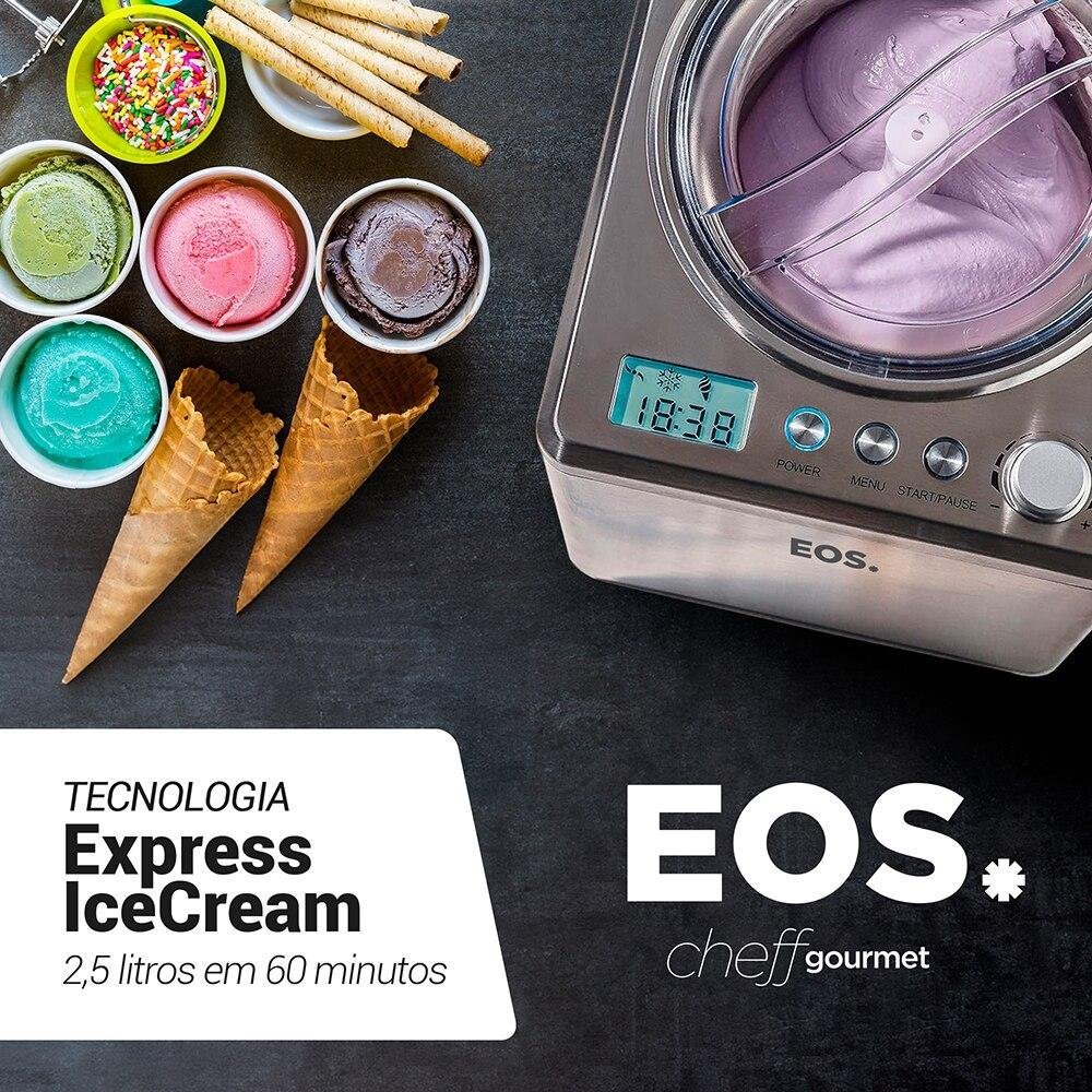 Sorveteira Expressa Eos 2,5 Litros Inox Eso03 110v - 9