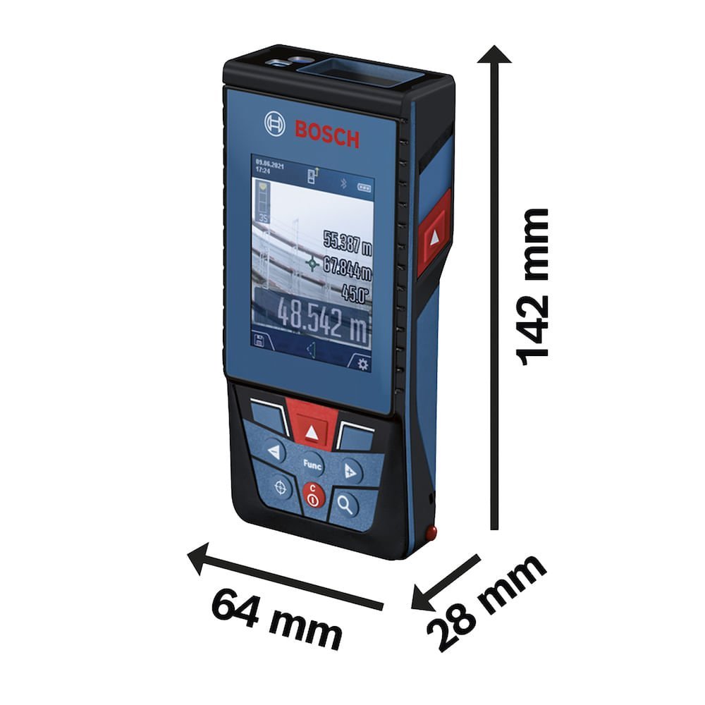 Medidor de Distância a Laser 100m Vermelho Bosch GLM 100-25 C 0601072Y00-000 - 5