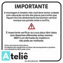 Ver imagem 2 de Kit 40 peças Painel Vazado Cobogó em MDF Nemesis Preto
