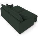 Ver imagem 7 de Sofá Cama Retrátil para Sala de Estar 254cm Una K01 Veludo Verde Musgo - Lyam Decor
