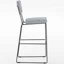 Ver imagem 7 de Kit 02 Banquetas Alta para Cozinha Sala de Jantar Base em Aço Allana L02 Suede Cinza - Lyam Decor