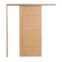 Ver imagem 2 de Porta de Correr P- Verniz Frisada Belissima 210x60