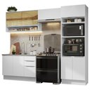 Ver imagem 3 de Armário de Cozinha Completa 270cm Branco Stella Madesa 07