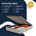 Ver mais imagens de Cama Box Baú com Colchão de Espuma D33 Enrolado Sonno Full - Umaflex Queen 158cm
