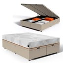 Ver imagem 3 de Cama Box Baú com Colchão de Espuma D33 Enrolado Sonno Full - Umaflex Queen 158cm