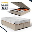 Ver imagem 4 de Cama Box Baú com Colchão de Espuma D33 Enrolado Sonno Full - Umaflex Queen 158cm