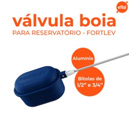 Torneira Boia 1/2' e 3/4' Fortlev para Caixas D’água - 2
