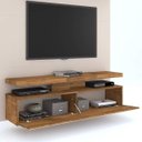 Ver imagem 2 de Painel para TV até 60 Polegadas com LED e Espelho 1 Porta Luce DJ Móveis