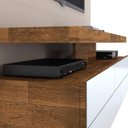 Ver imagem 4 de Painel para TV até 60 Polegadas com LED e Espelho 1 Porta Luce DJ Móveis