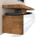 Ver imagem 3 de Painel para TV até 60 Polegadas com LED e Espelho 1 Porta Luce DJ Móveis