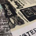 Ver imagem 3 de Tecido Decorativo Estampado Bali Jornal Color D07 03 Metros