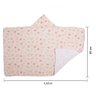 Toalha De Banho Soft Bamboo Mami Com Capuz - Folhagem Rosa - 2