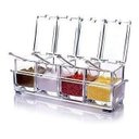 Ver imagem 1 de Porta Condimento Organizador Tempero Acrílico Cozinha