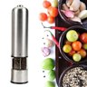 Moedor Pimenta ou Sal Gourmet Eletrico a Pilha Aço Inox - 4