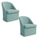 Ver imagem 1 de Kit 2 Poltronas Decorativas Malli Boucle - Pallazio Cor:Azul Turquesa