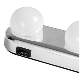 Arandela Espelho Maquiagem Camarim LED 4 Lâmpada Sem Fio - 2