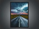 Ver imagem 3 de Quadro Decorativo Cidades Famosas Estradas Paisagens Decorações Com Moldura