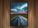Ver imagem 4 de Quadro Decorativo Cidades Famosas Estradas Paisagens Decorações Com Moldura
