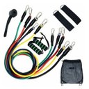 Ver imagem 3 de Kit Extensor Elástico 11 Peças Exercício Fitness Pilates