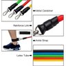 Kit Extensor Elástico 11 Peças Exercício Fitness Pilates - 4