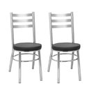 Ver imagem 1 de Kit 2 Cadeiras Cromadas Cc80 Debrum Treparoni
