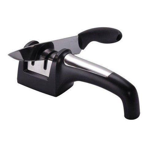 Amolador Afiador De Facas Diamantado Suporte Com 2 Opções De Afiar