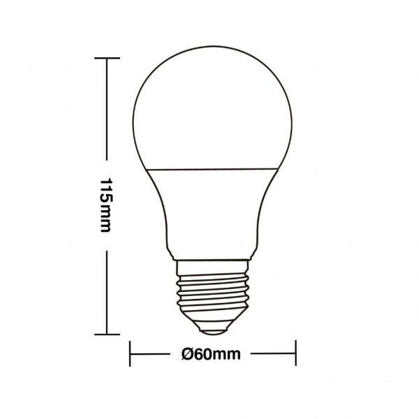 Lâmpada LED Luz Negra E27 7W Bulbo TKL Taschibra - 2