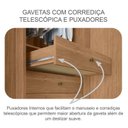 Ver imagem 5 de Guarda Roupa Casal Ambiente Duna 3 Portas 4 Gavetas Cumaru 23 com Espelho – Novo Horizonte