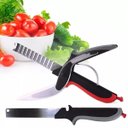 Ver imagem 1 de Tesoura Tábua de Corte 3 em 1 Verduras Carne Legumes