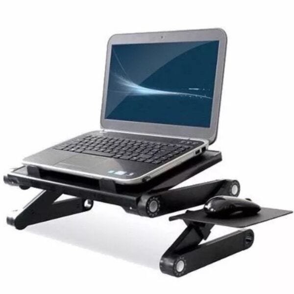 Mesa Notebook Multifuncional Articulavel Cama Mouse T8