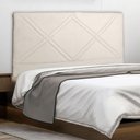 Ver imagem 1 de Cabeceira Cama Box Solteiro Caribe 90 Cm Suede Bege Claro