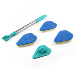 Vassoura Com Esponja Para Limpeza Fácil Banheiro Expansível - 2