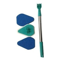 Vassoura Com Esponja Para Limpeza Fácil Banheiro Expansível - 6