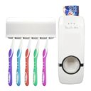 Ver imagem 2 de Suporte Para Escova Dispenser De Pasta De Dente Automatico Cor Branca (MC762310)