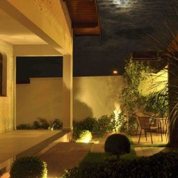 Lâmpada Espeto de Jardim Luminária Led Plana 5w - 2