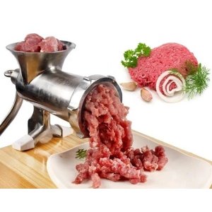 Moedor de Carne Embutidos Alimentos Máquina Manual Moer