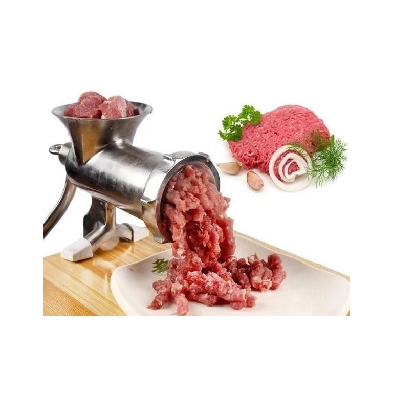 Moedor de Carne Embutidos Alimentos Máquina Manual Moer