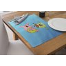 Jogo Americano Impermeável 6 Pcs Para Buffet bob esponja - 1